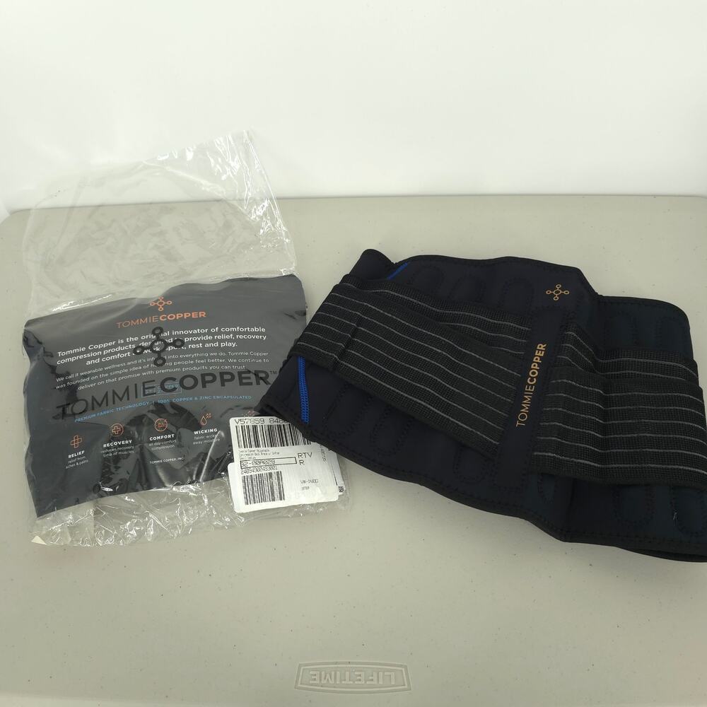 Tommie Copper Adjustable Compression Back Brace Size S/M NIB